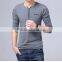 New fashion collar tshirt design for men&USA market fashion collar shirts men&designer tshirts in China