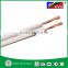parallel wire /cable double-silk dual expanded plastic insulation wire High quality PVC insulated duplex electric wire Bu