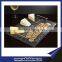 Slate large server with metal handles slate holding tray for parties