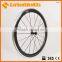 CarbonBikeKits Light weight Alloy brake surface road 50mm carbon fiber clincher wheels SR50C-A