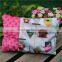 Hot Selling Newest Luxurious New Design Bed Used Minky Hot Pink Pillow Case                        
                                                Quality Choice