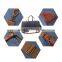 custom high quality canvas leather trim weekender bag