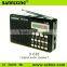Factory product D-68E TF card mini fm radio mp3 player