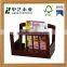 China factory FSC desktop Wooden office magazine file book holder rack