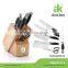 Good Quality LFGB and FDA Standard 6pcs Knife Set With Stand
