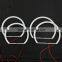 smd halo headlight white yellow led halo rings milk style cotton angel eyes for bmw e46