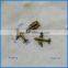 OEm zinc alloy plane shape zipper puller for purse high quanlity metel accessories for handbag wholesale