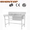 Shentop 2015 Commercial Kitchenware Stainless Steel Single Rinse Table Single Sink Washing Table STSY-01 outdoor sink table