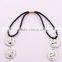 Vintage Girls Coin Shaped Silver Plated Metal Hair Chains Elastic Band Hair Accessories 2016