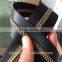 china factory ecor-friendly standard 8 plastic water resistant long chian zipper in golden plastic teeth