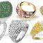 Latest Designs Gold Plated Diamond Wedding Ring