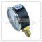 High quality 2.5 inch black steel case brass internal CNG gauge for pressure