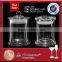 Lovely home decoration storage glass airtight jar wholesale