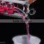 Clear glass oil and vinegar bottle for kitchenware