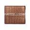 new arrival wrinkle elements crocodile high-end men's wallet with card holder genuine leather wallet for man