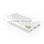 Super slim 10000mah mobile power bank, super fast QC2.0 power bank
