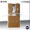 hot sale 3 double door wardrobe office furniture locker clothes steel locker