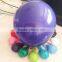 Multicolor inflatable latex balloons