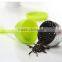 Novelty leaves shaped stainless ball for silicone tea infuser