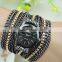 fashion Geneva wrist women metal long chain geneva cheap watch