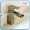 Single Handle Gold Brass Waterfall Faucet