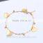 Hot selling stainless steel anklets women jewelry with abundant in stock