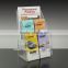 wholesale acrylic brochure holder with business card display