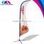 cheap manufactory polyester beach flag for advertise