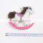 Lovely Christmas Gift Decorartion stuffled rocking hanging hobbyhorse custom cheap small plush toys