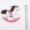 Lovely Christmas Gift Decorartion stuffled rocking hanging hobbyhorse custom cheap small plush toys