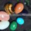 Hpt selling,colorful natural quartz crystal eggs for sale