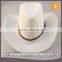 Fancy Unisex Wide Brim Wool Felt Cowboy Hat Natural Women/Man Paper Straw Hats
