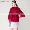 2015 new designer red mink coats fur wholesale