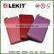 pu leather atm card holder with zipper