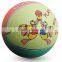 custom print cheap price rubber basketball for kids playing