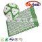 acupressure mat and pillow set with different spikes