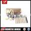 12pcs Portable Travel Makeup Brush Set with pouch