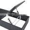 Furniture of rattan sun lounger, rattan garden furniture, outdoor sun lounger