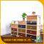 Solid Wooden Storage Cabinet With Wicker Drawers