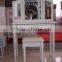 European Style Bedroom K/D Dresser with stool and three mirrors