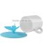 2016 hot selling butterfly silicone cup lid &cup cover