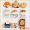 Popular bread model resin 3d fridge magnet for home decor,souvenir