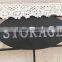 Decorative Rectangular Rustic Wire Storage Basket With Liner