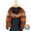 Chinese Manufacturer Vintage Custom Scarf Plaid Blanket Lady Scarf