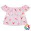 Baby Girls Summer Fresh Patterns Plain Top Outfits Short Sleeve Children Clothes