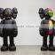  promotion high quality fiberglass kaws life size cartoon statue