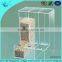 Wholesale clear acrylic chocolate box case with a lid and dividers to keep candy