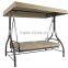 Outdoor Patio Swing with Canopy Hammock Seats 3 Patio Deck Furniture