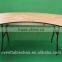 Used Plywood Banquet Rect custom-made trestle folding table