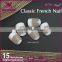 French Acrylic Artificial False Nail Tips Color Fake Nail Art Tips